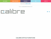 Tablet Screenshot of calibre-furniture.co.uk